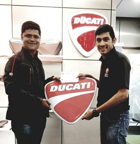 Ducati V4 S gets its first owner in India in the form of Aniket Hazare