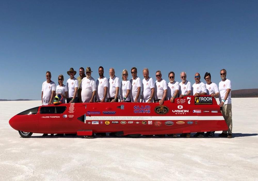 Valerie Thompson survives 343-mph motorcycle crash Valerie Thompson Bub 7