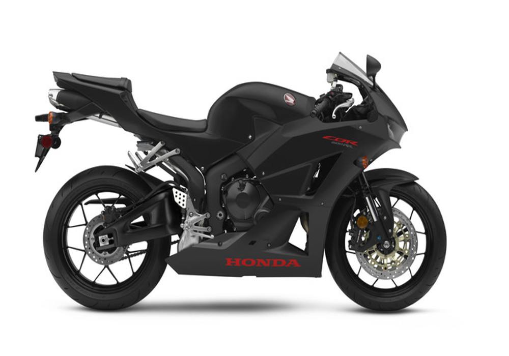 2019: Honda CBR600RR remains unchanged 19_Honda_CBR600RR_Matte_Black_Metallic 1