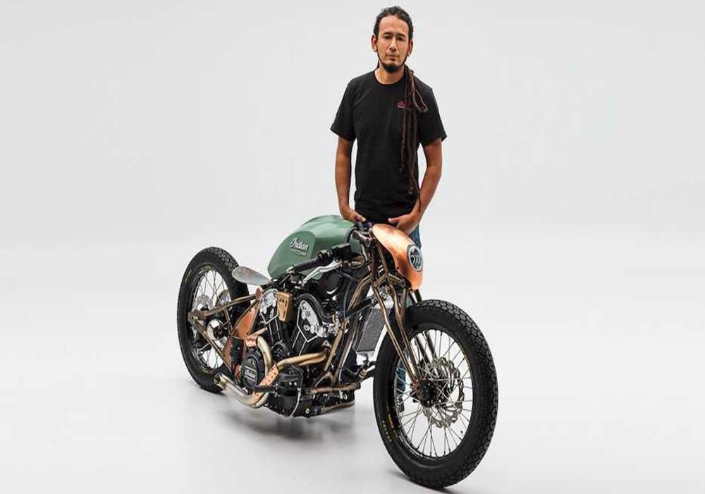 Nasa engineer wins grand prize of Indian Motorcycles “The Wrench: Scout Bobber Build Off” Alferdo Jaurez - Nasa Engineer
