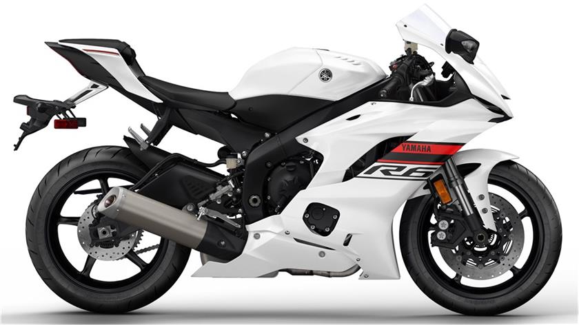 Yamaha R6 Intensity White
