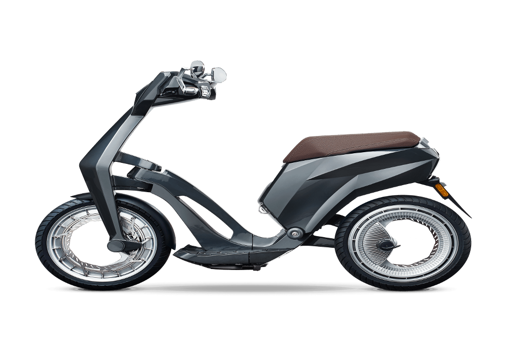 Electric : Ujet’s electric fold-able E-Scooter Ujet_Scooters_profile-left-disp-closed-high-seat-soho-grey1