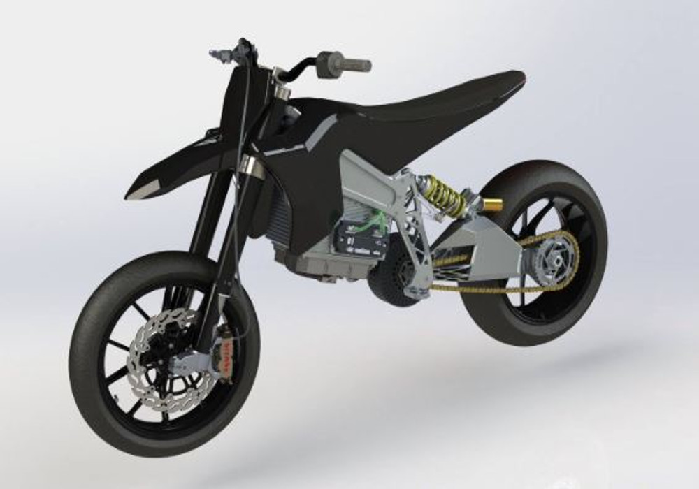 Electric : Axiis comes with electric Super Moto