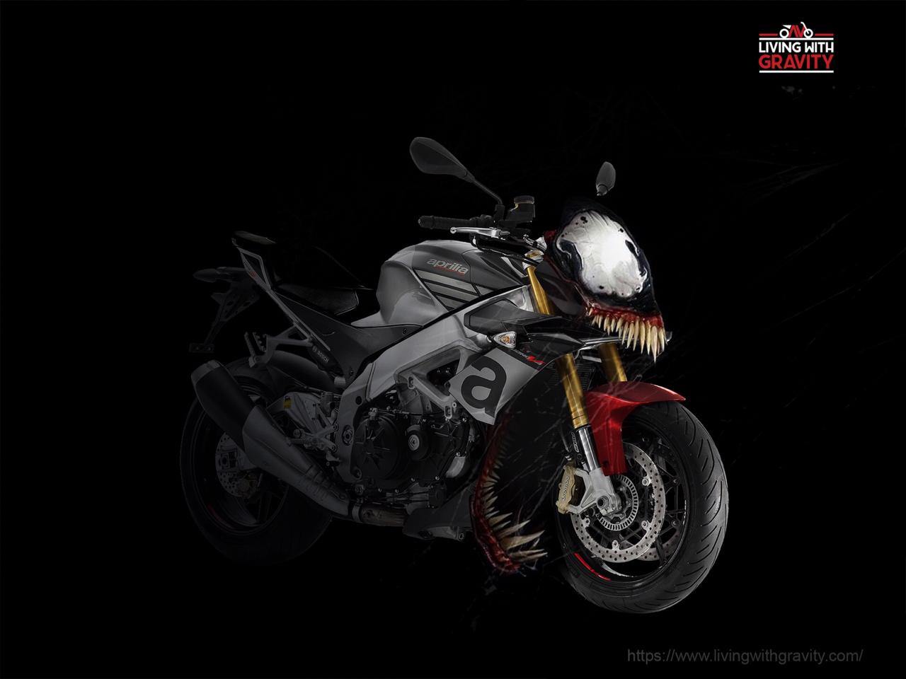 2021 Marvel Venom and Aprilia Tuono Concept