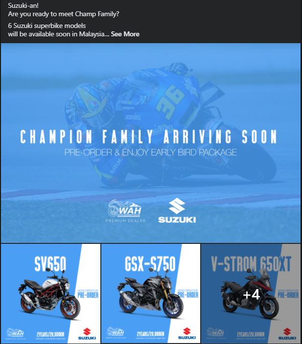 Suzuki Facebook teaser