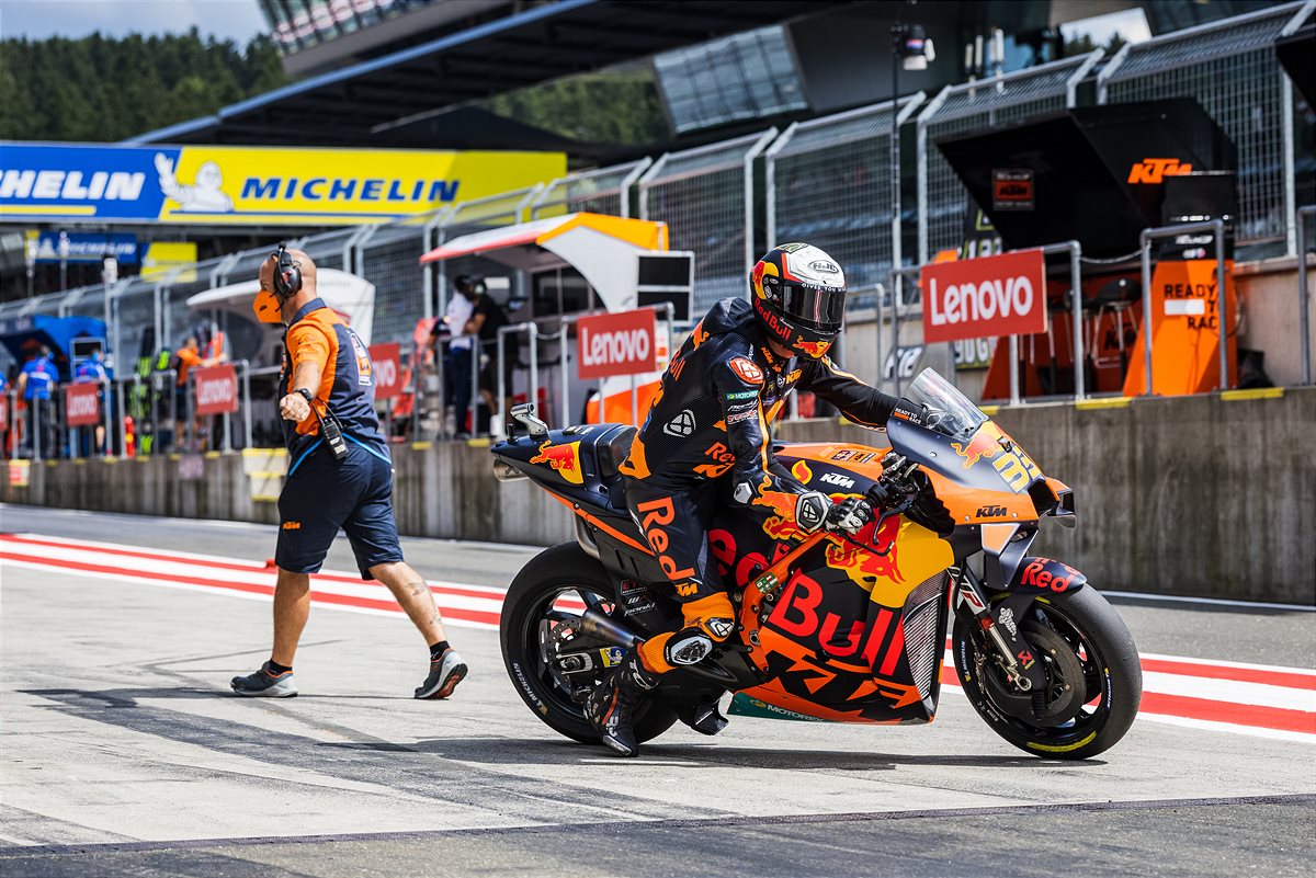 Brad Binder KTM 2021 MotoGP Styria Qualification