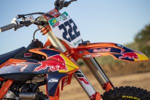 Tony Cairoli KTM 222 number retirement
