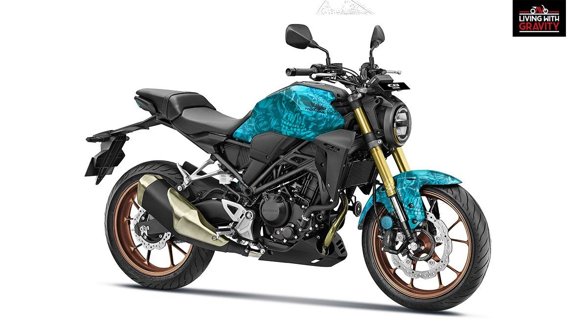 Honda introduces 2022 CB300R with new colours and appearance Cover-2022-Honda-CB300R-1