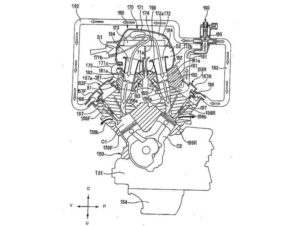 Honda V4 Patent