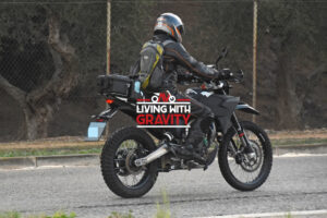 2024 KTM 690 Enduro R prototype spied-1 logo