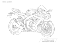 Kawasaki Releases New Coloring Book for Kids and Adults Kawasaki Colour Book