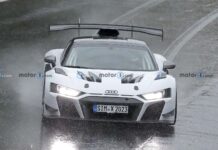 Audi R8 GT3 Road Car Caught Testing at the Nürburgring Audi R8
