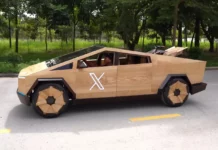 ND Woodworking Art Builds Functional Wooden Tesla Cybertruck ND Woodworking Art Builds Functional Wooden Tesla Cybertruck